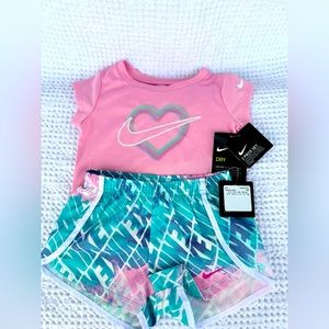 Dri-fit Nike baby matching set | pink and blue athletic baby sets| 18months set